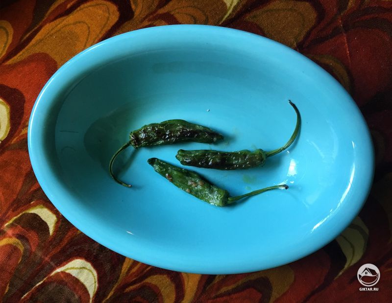 Мой первый урожай шишито перца