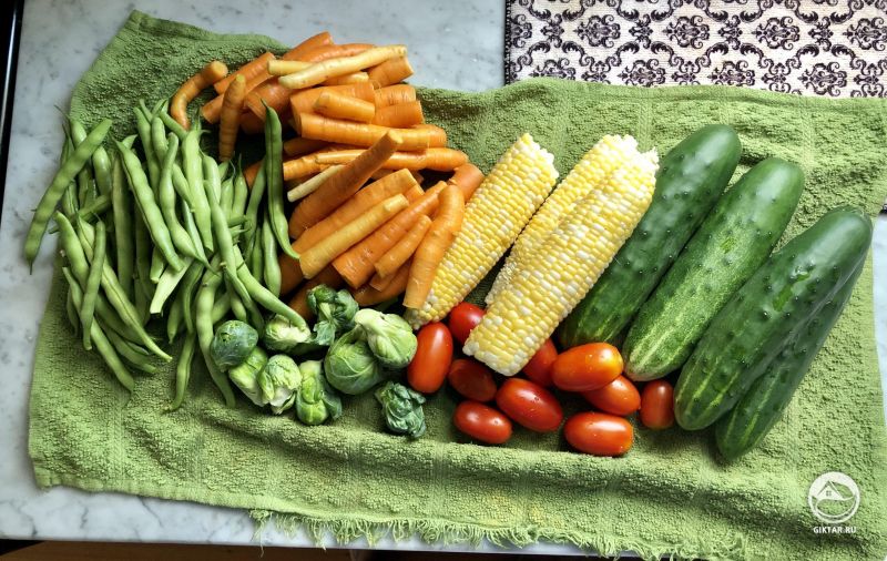 Первый урожай этого сезона!