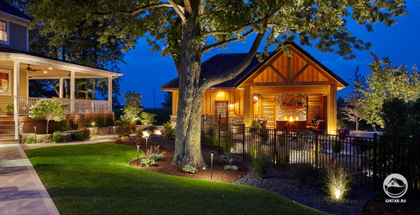 Освещение для приусадебного участка