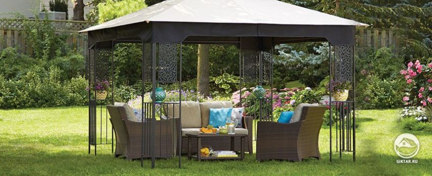 Красивые и уютные садовые беседки для приусадебного участка