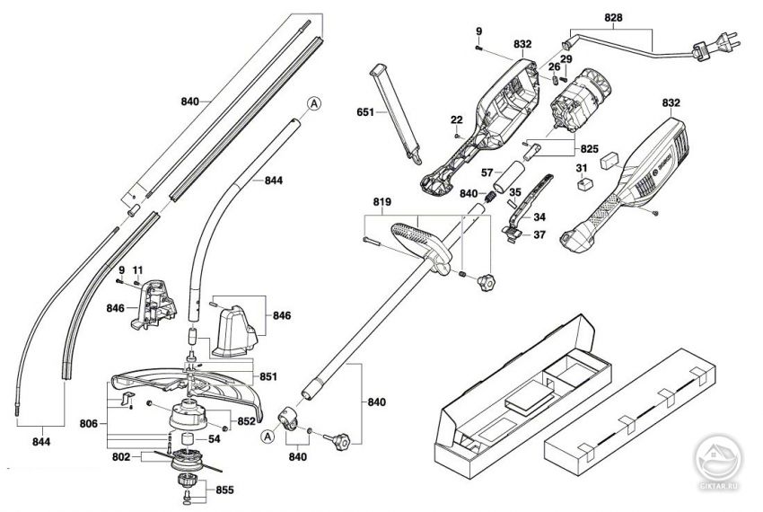Эксплуатации электрического триммера