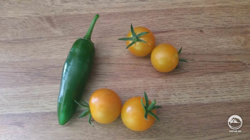 Посадив перцы в землю всего 6 недель назад , у меня уже первый перец.