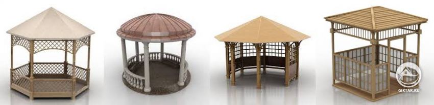 Красивые и уютные садовые беседки для приусадебного участка